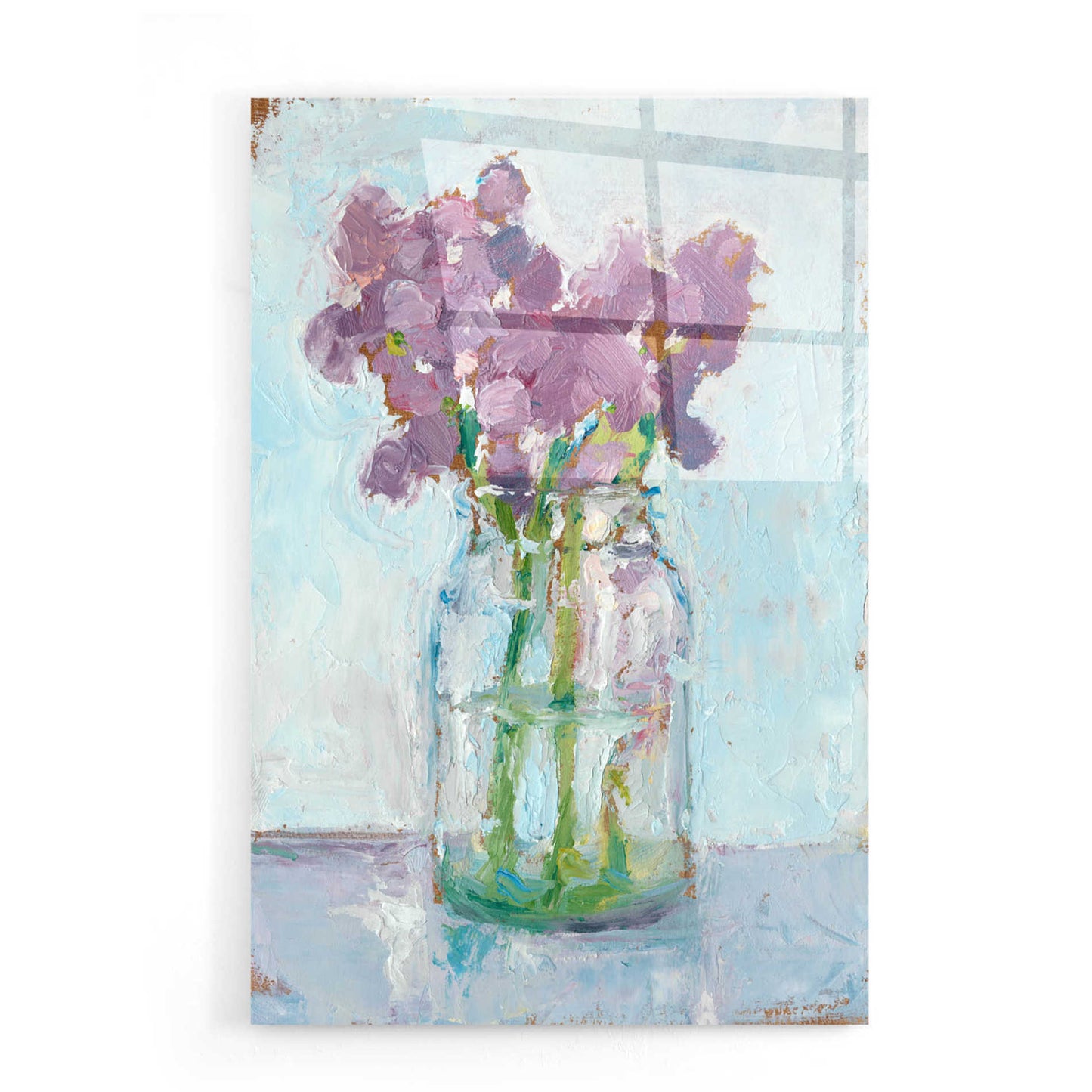 Epic Art "Impressionist Floral Study II" by Ethan Harper, Acrylic Glass Wall Art,16x24