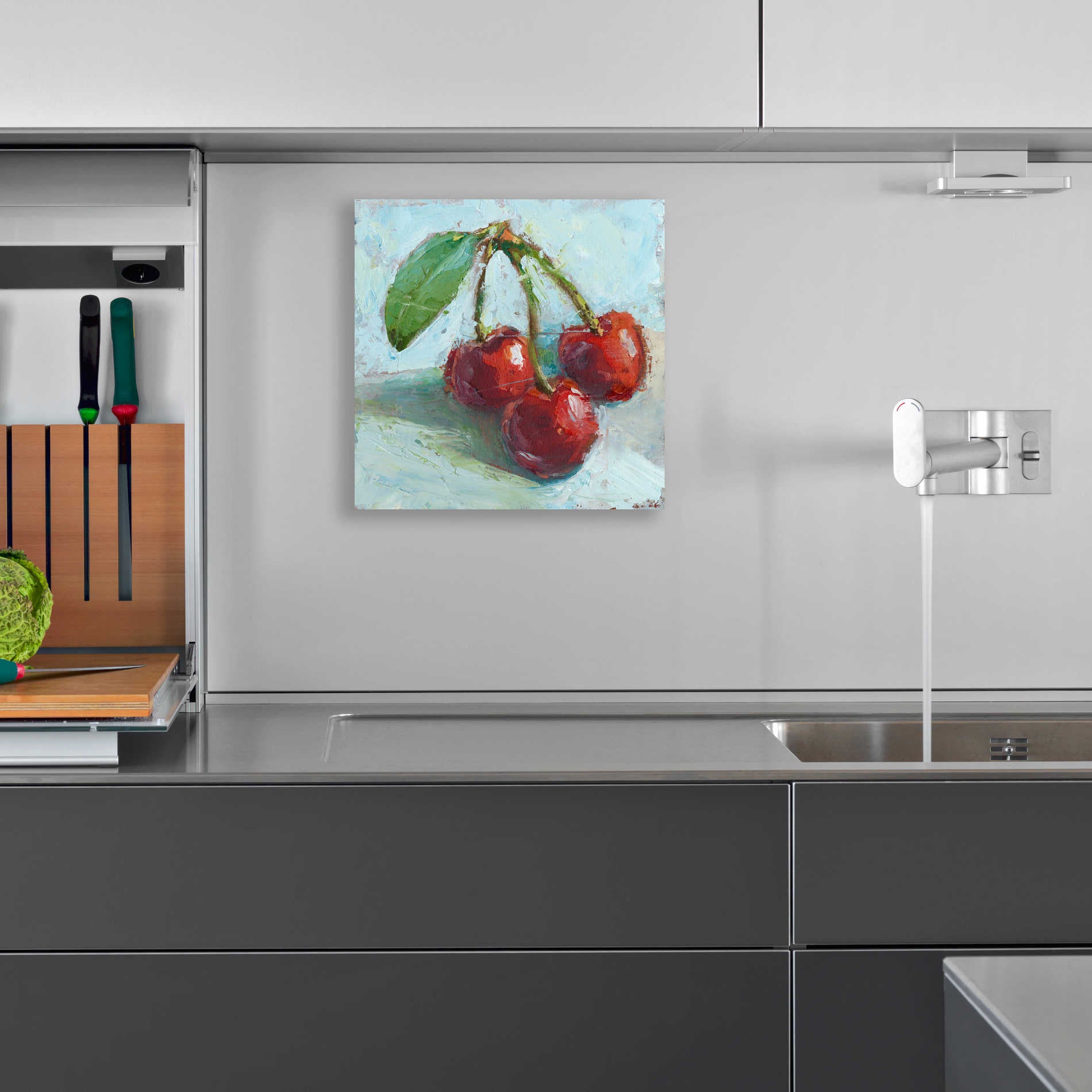 Epic Art "Impressionist Fruit Study IV" by Ethan Harper, Acrylic Glass Wall Art,12x12