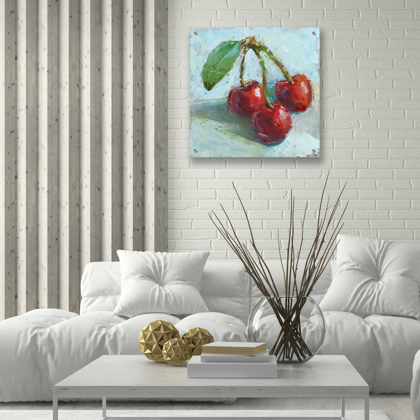 Epic Art "Impressionist Fruit Study IV" by Ethan Harper, Acrylic Glass Wall Art,24x24