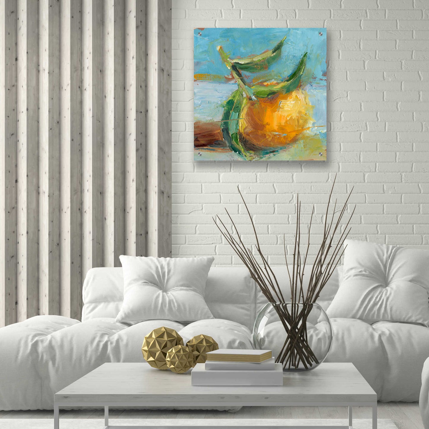 Epic Art "Impressionist Fruit Study III" by Ethan Harper, Acrylic Glass Wall Art,24x24