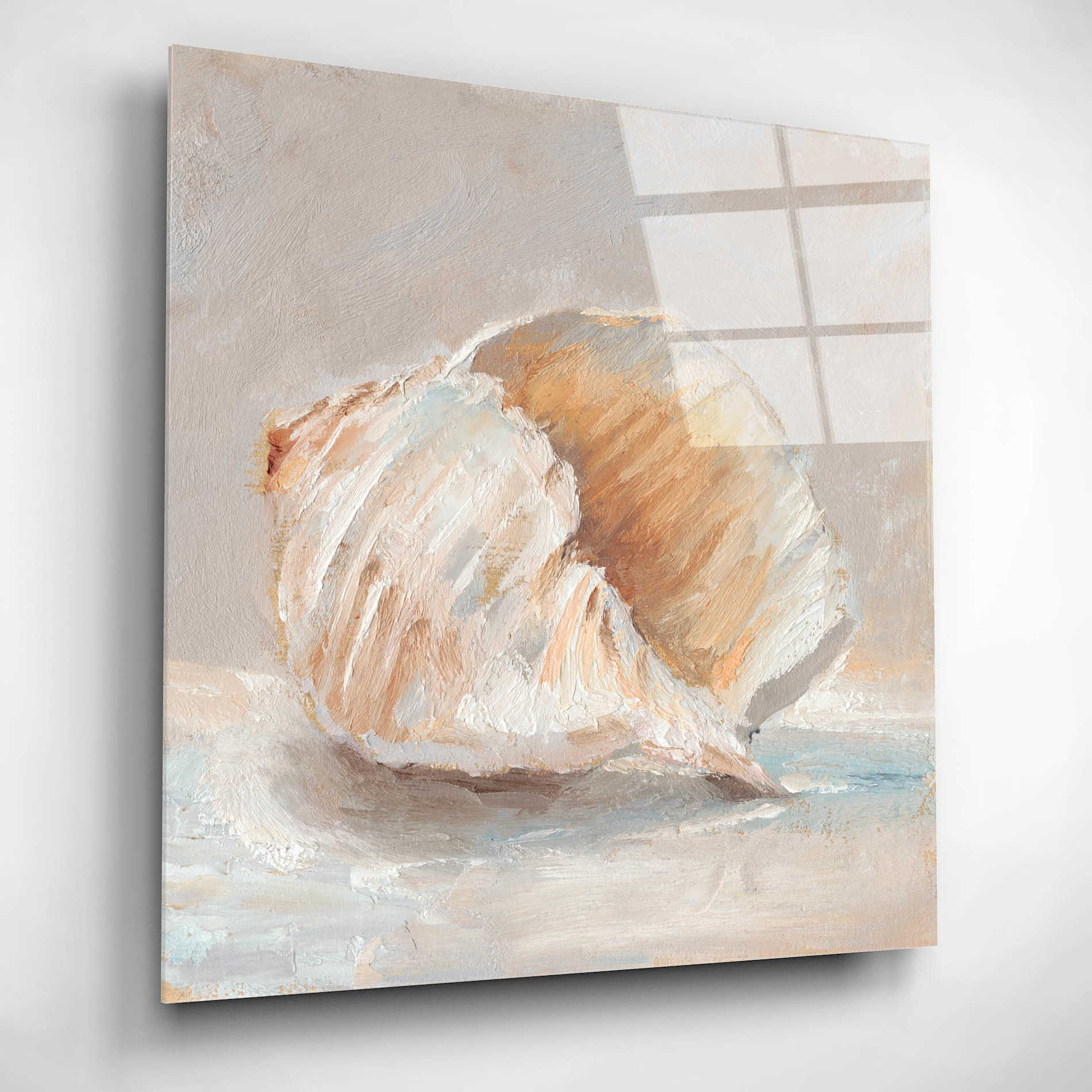 Epic Art "Impressionist Shell Study IV" by Ethan Harper, Acrylic Glass Wall Art,12x12