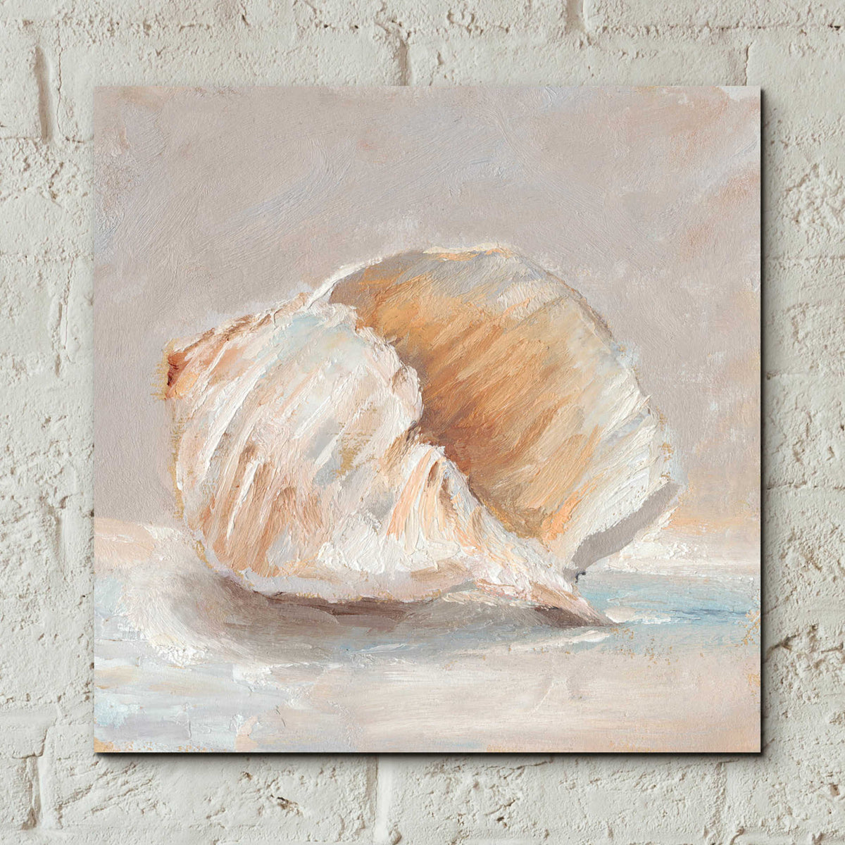 Epic Art "Impressionist Shell Study IV" by Ethan Harper, Acrylic Glass Wall Art,12x12