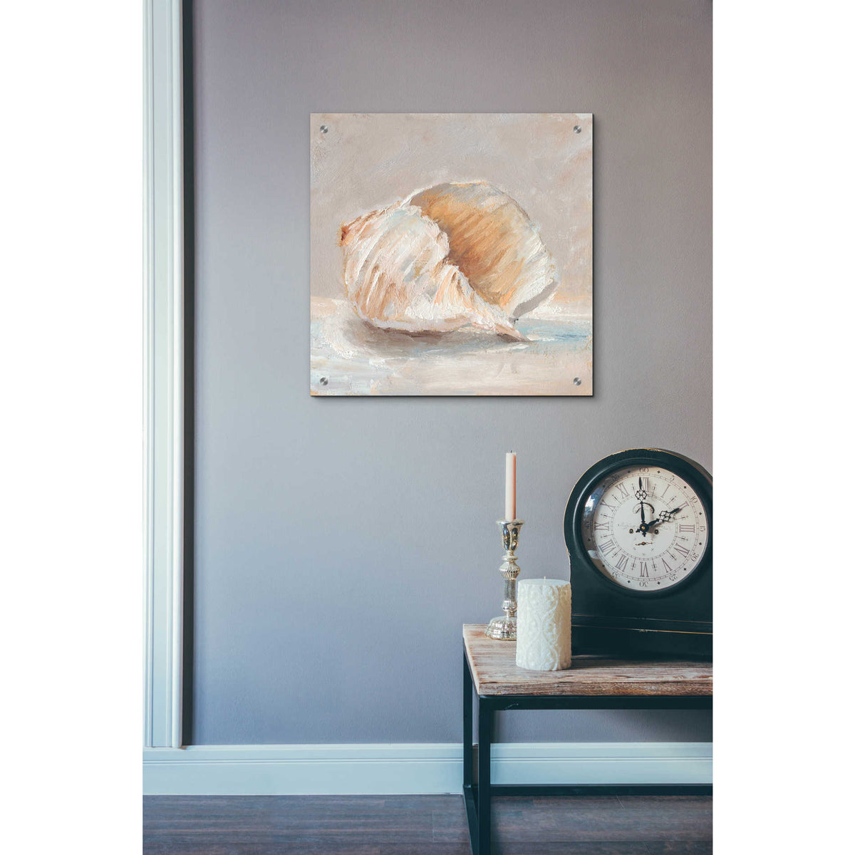 Epic Art "Impressionist Shell Study IV" by Ethan Harper, Acrylic Glass Wall Art,24x24