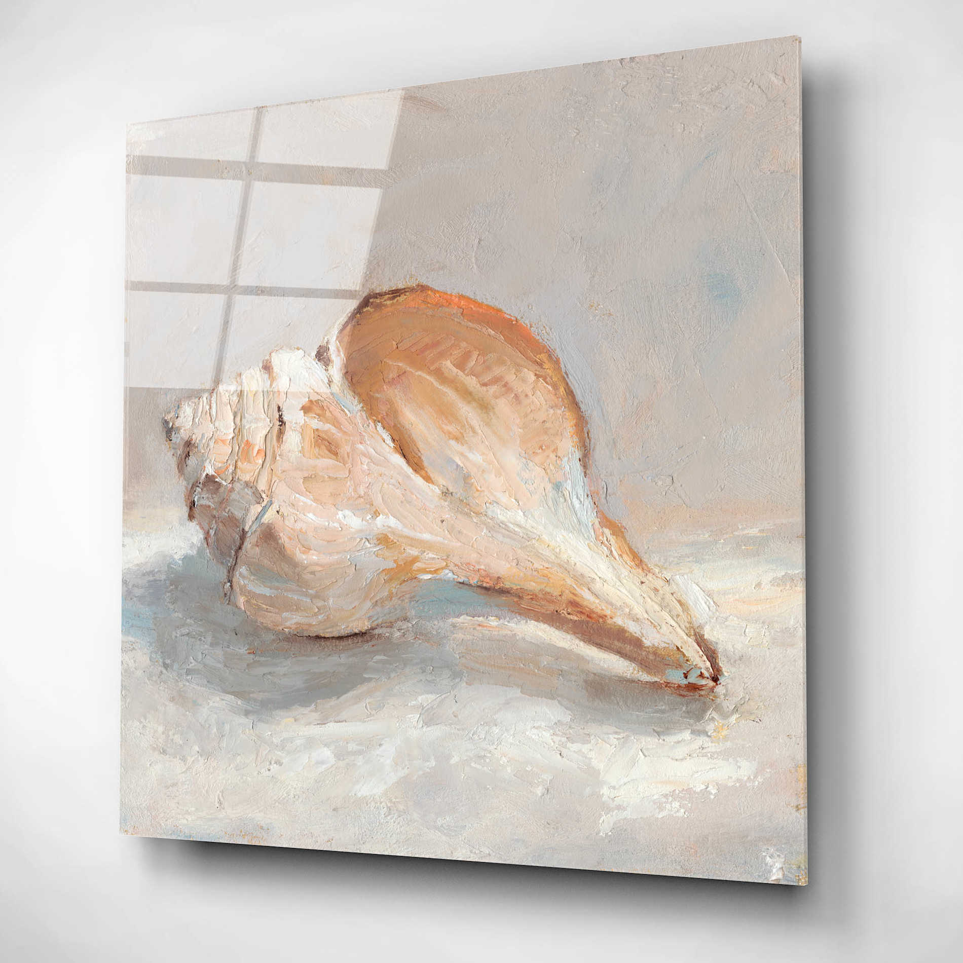 Epic Art "Impressionist Shell Study III" by Ethan Harper, Acrylic Glass Wall Art,12x12