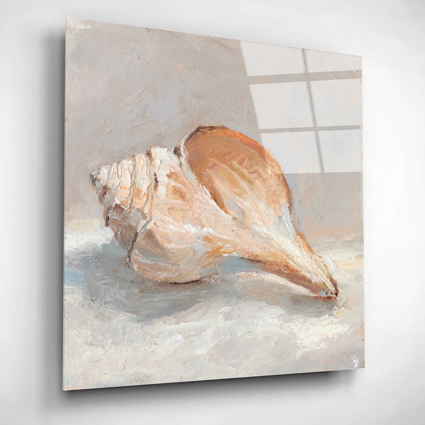 Epic Art "Impressionist Shell Study III" by Ethan Harper, Acrylic Glass Wall Art,12x12