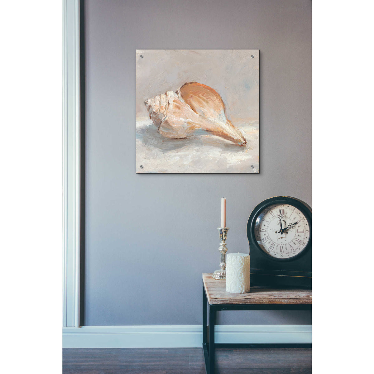 Epic Art "Impressionist Shell Study III" by Ethan Harper, Acrylic Glass Wall Art,24x24