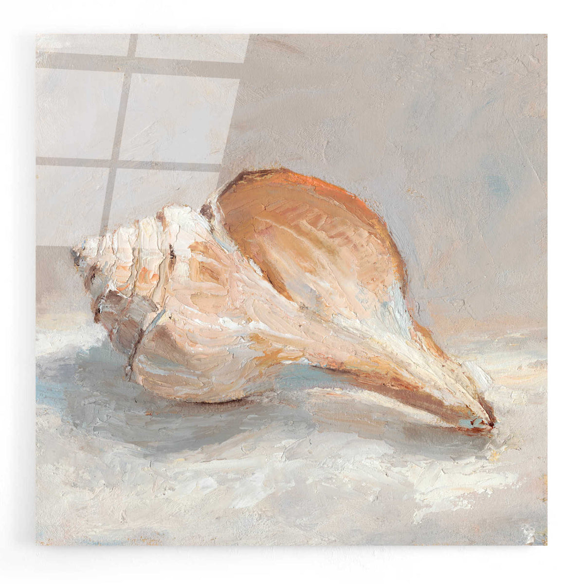 Epic Art "Impressionist Shell Study III" by Ethan Harper, Acrylic Glass Wall Art