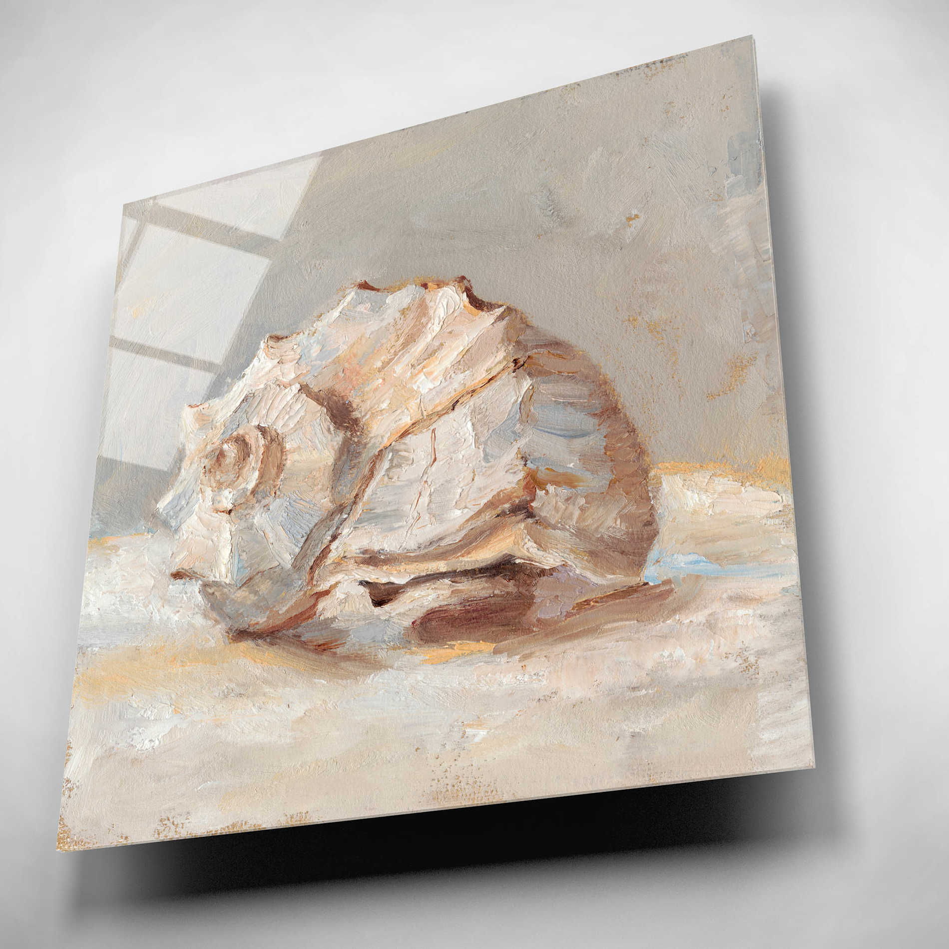 Epic Art "Impressionist Shell Study II" by Ethan Harper, Acrylic Glass Wall Art,12x12