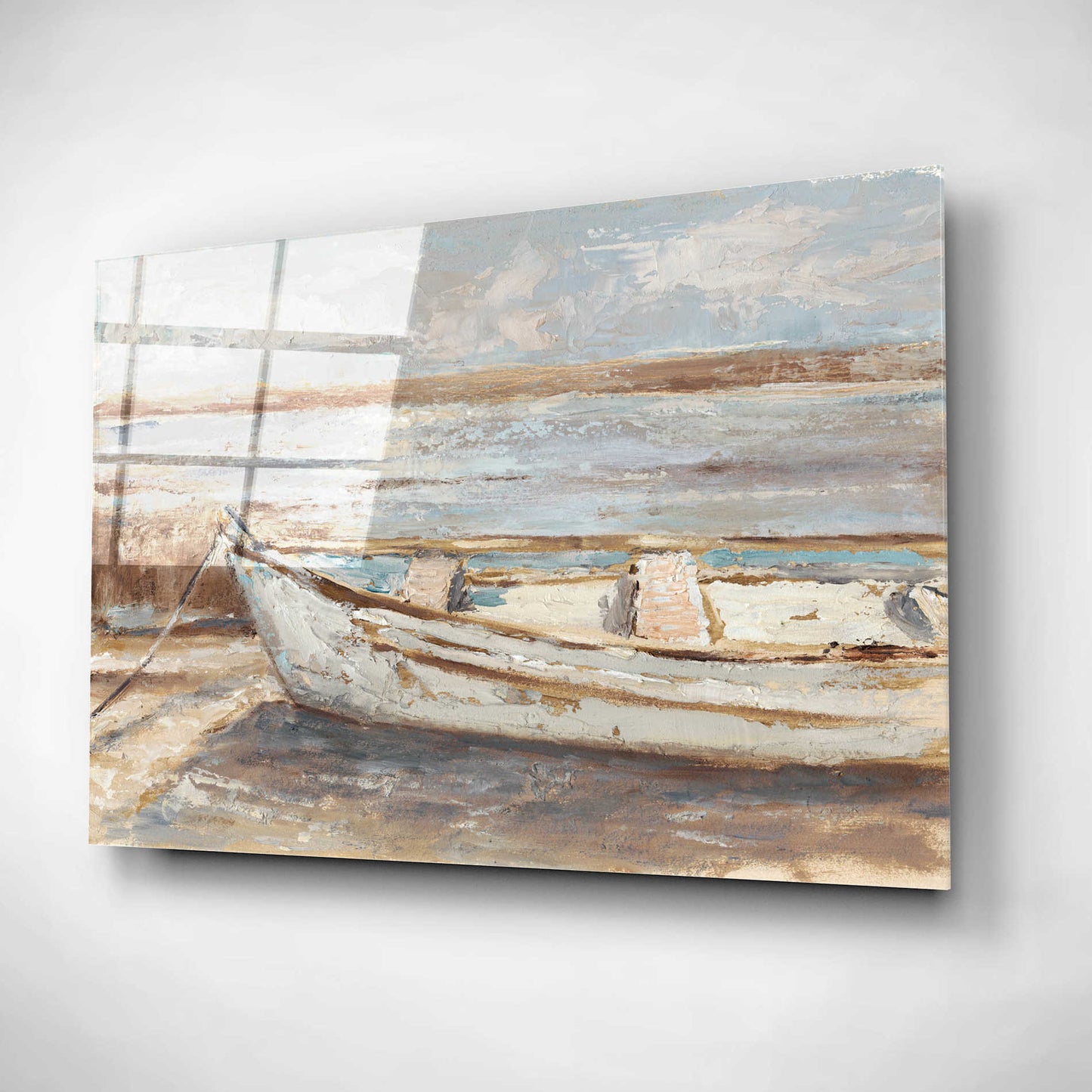 Epic Art "Weathered Rowboat II" by Ethan Harper, Acrylic Glass Wall Art,16x12
