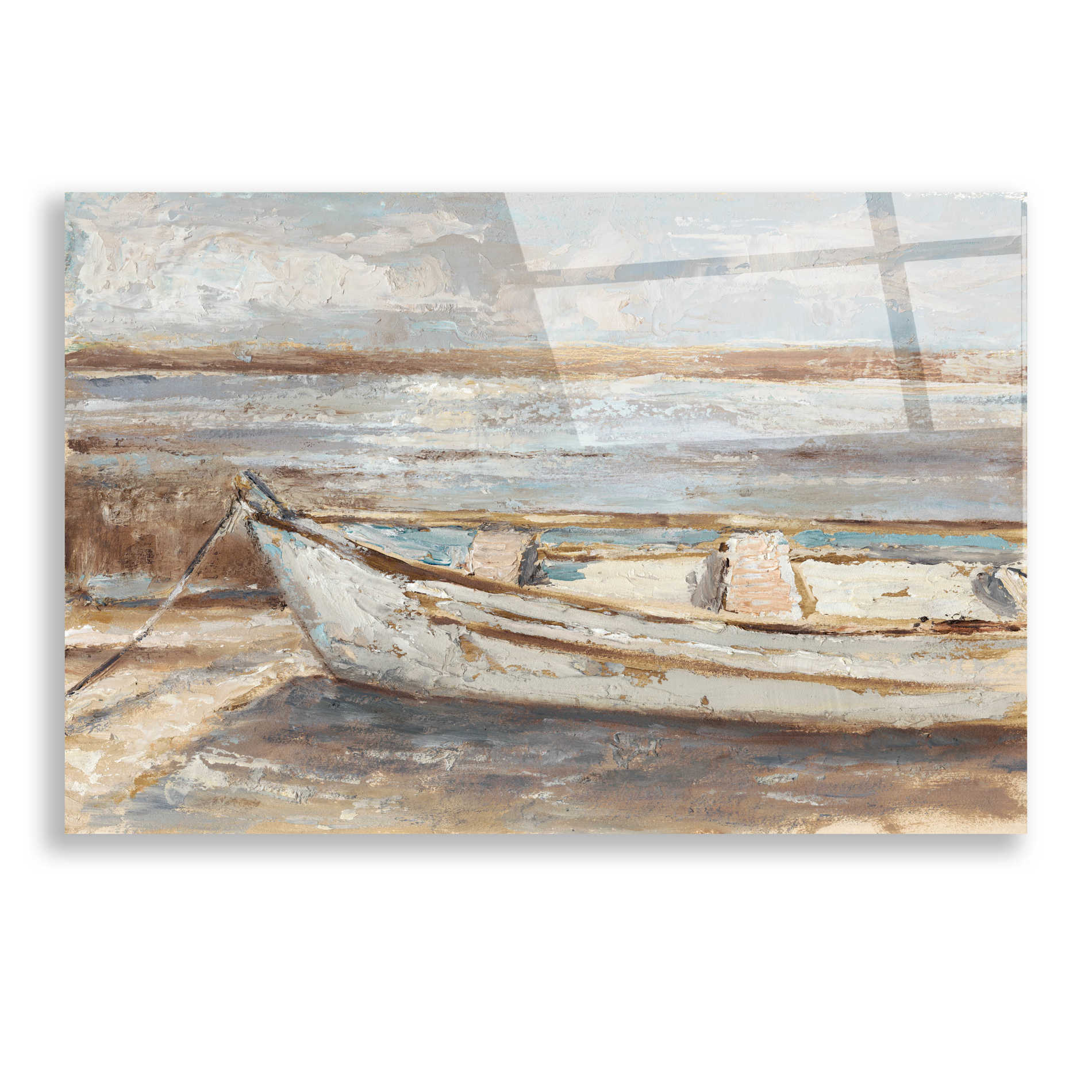 Epic Art "Weathered Rowboat II" by Ethan Harper, Acrylic Glass Wall Art,24x16