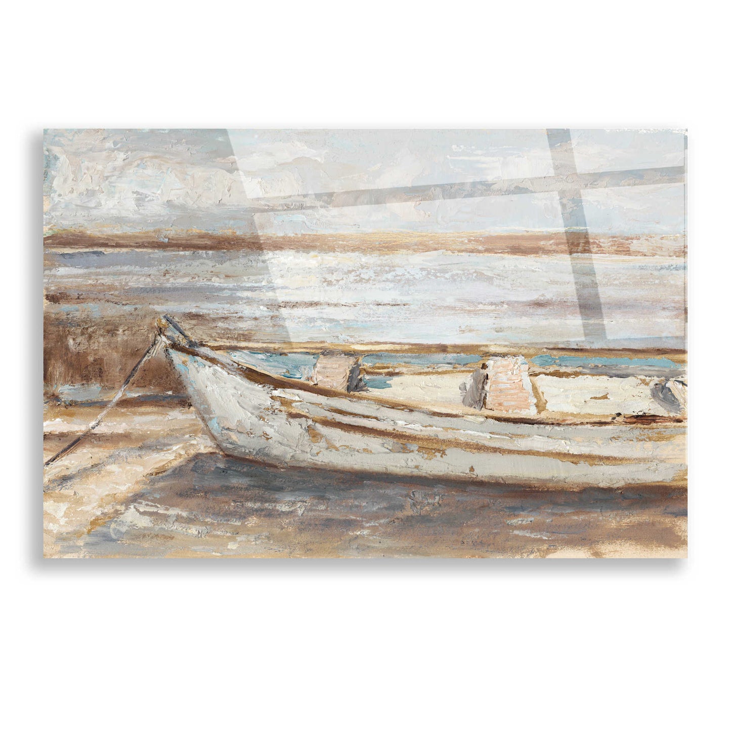 Epic Art "Weathered Rowboat II" by Ethan Harper, Acrylic Glass Wall Art