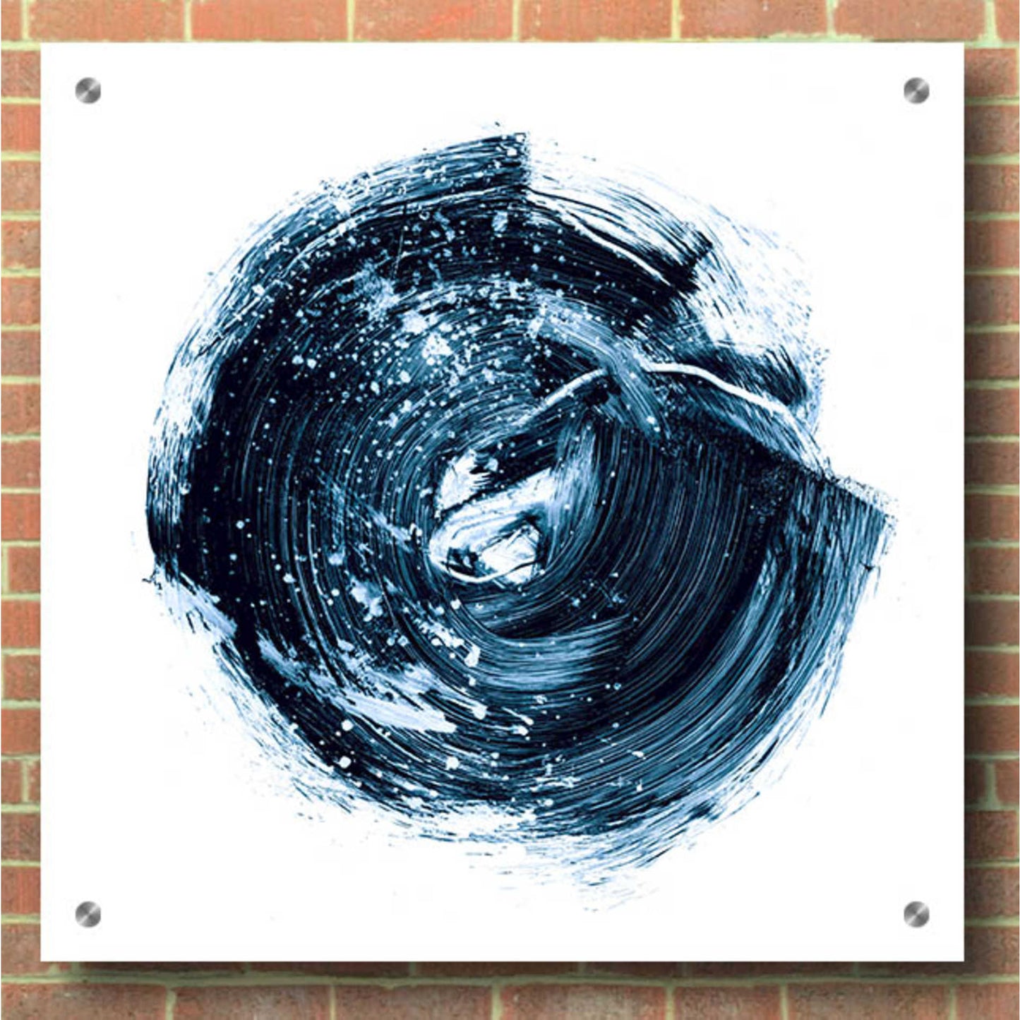 Epic Art "Indigo Nebula IV" by Ethan Harper, Acrylic Glass Wall Art,36x36