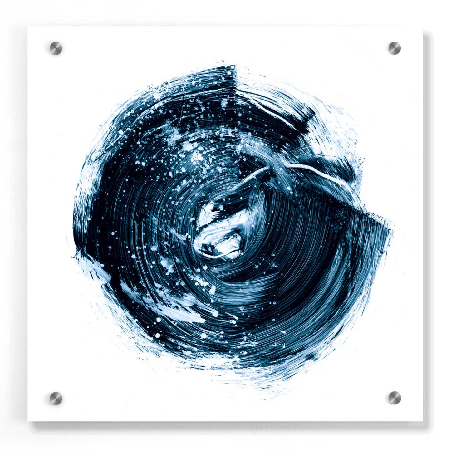 Epic Art "Indigo Nebula IV" by Ethan Harper, Acrylic Glass Wall Art,36x36