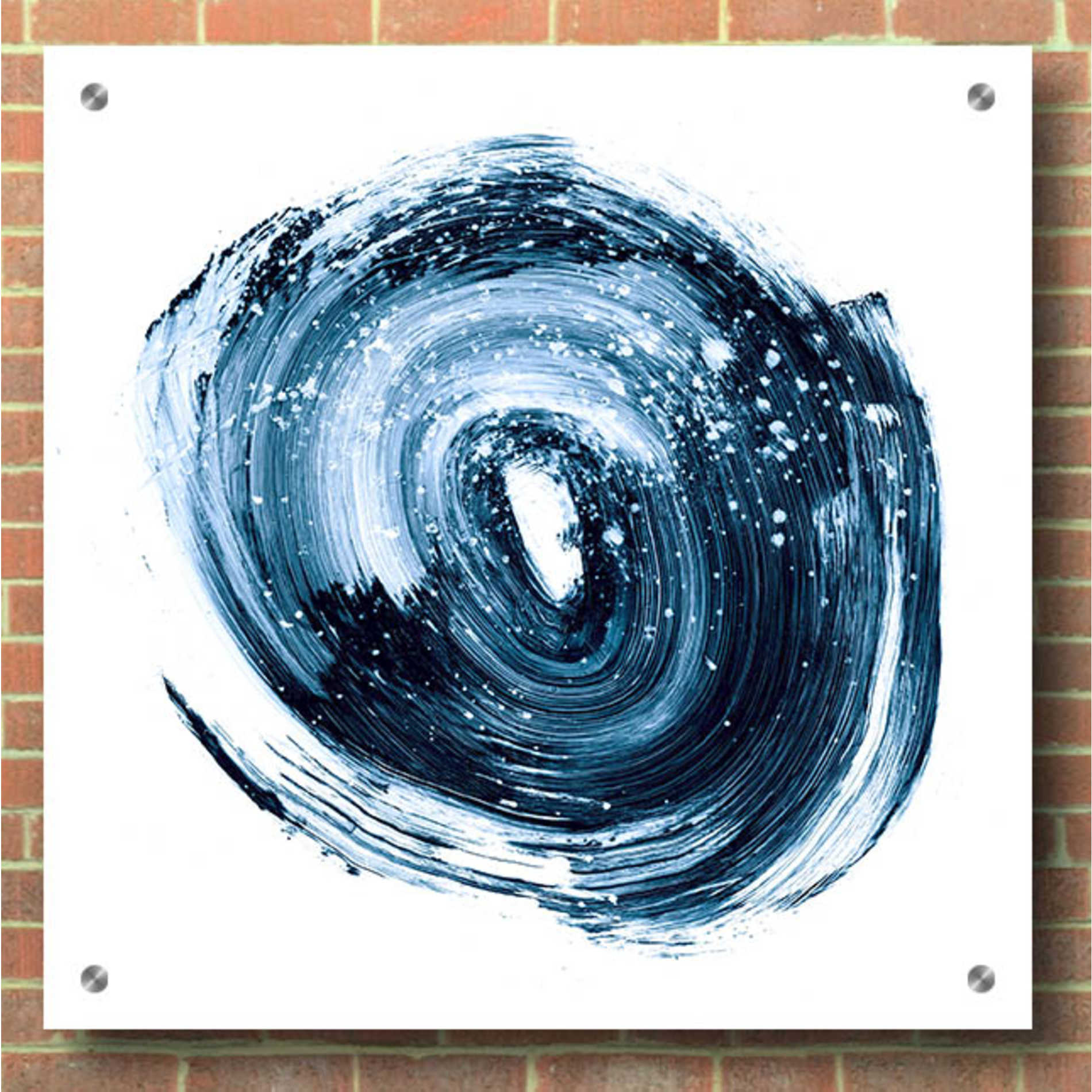 Epic Art "Indigo Nebula II" by Ethan Harper, Acrylic Glass Wall Art,36x36