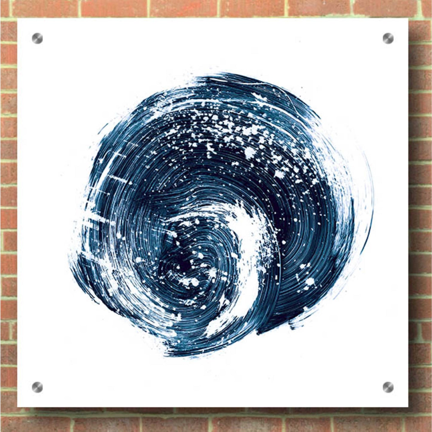 Epic Art "Indigo Nebula I" by Ethan Harper, Acrylic Glass Wall Art,36x36