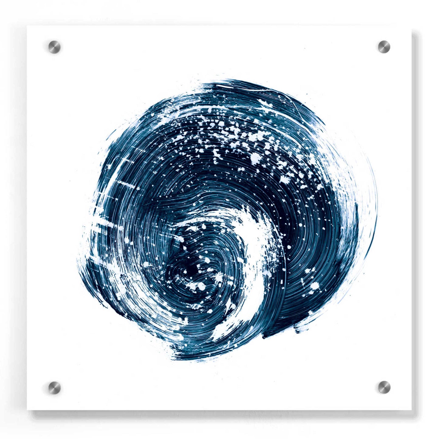 Epic Art "Indigo Nebula I" by Ethan Harper, Acrylic Glass Wall Art,36x36