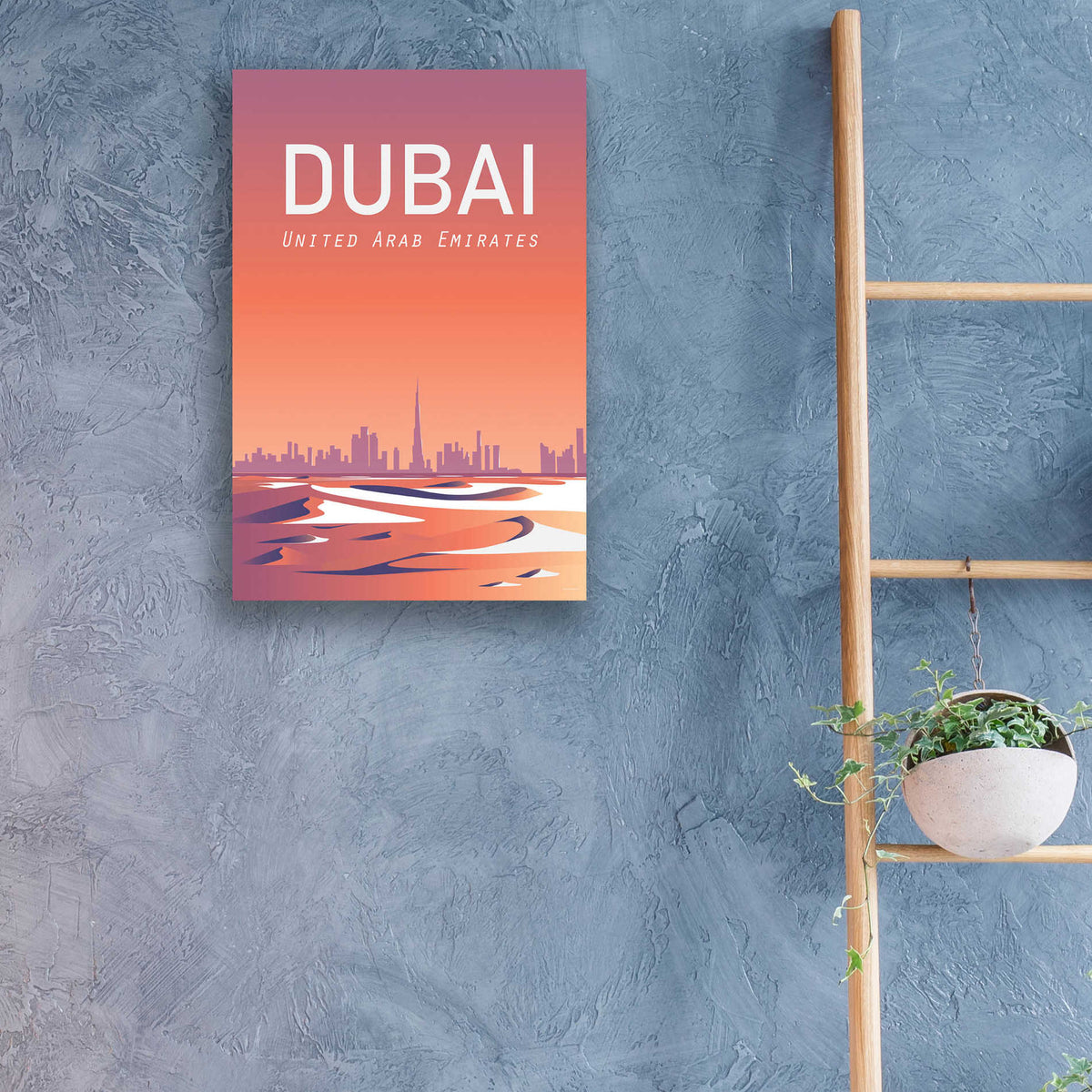 Epic Art 'Dubai' by Arctic Frame Studio, Acrylic Glass Wall Art,16x24