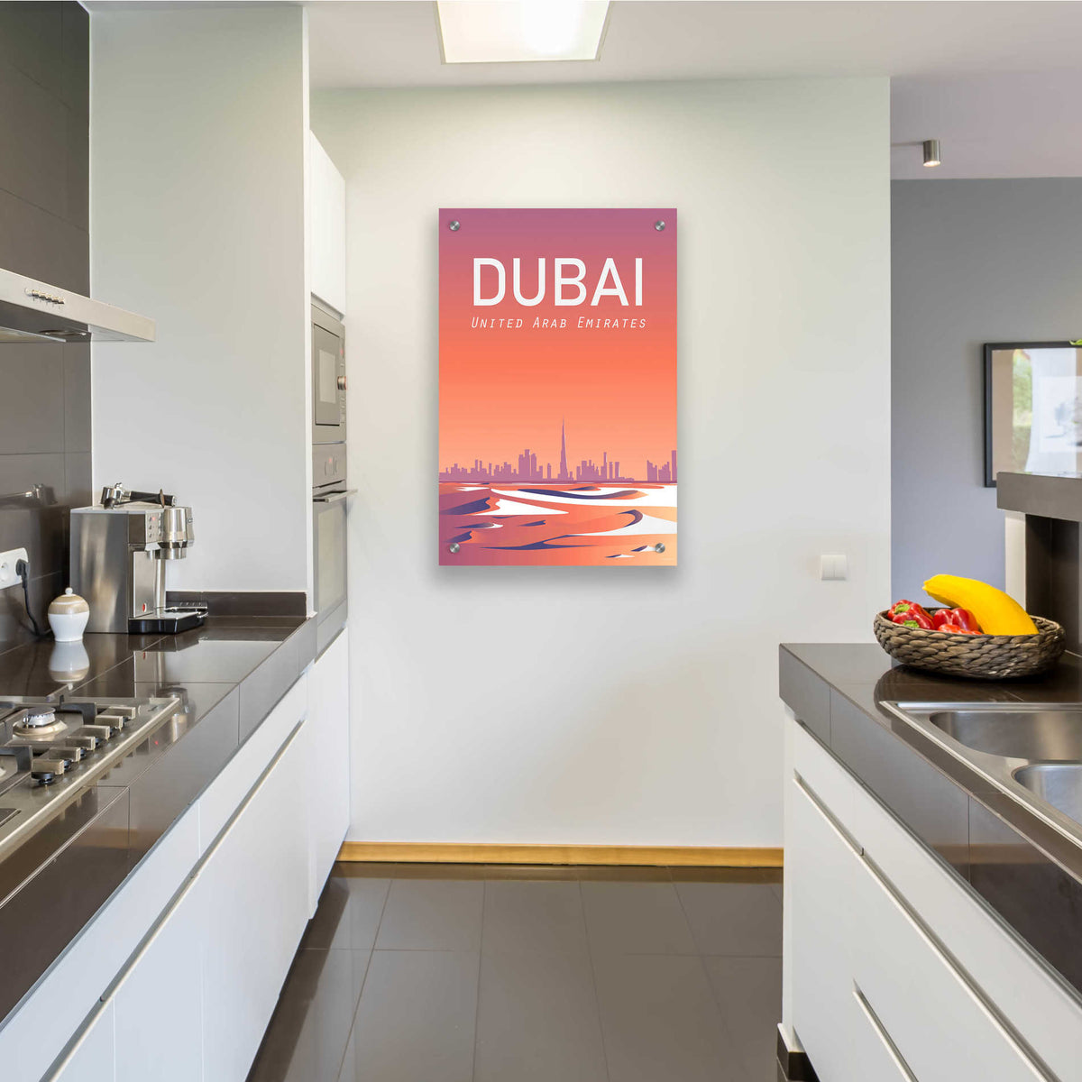 Epic Art 'Dubai' by Arctic Frame Studio, Acrylic Glass Wall Art,24x36