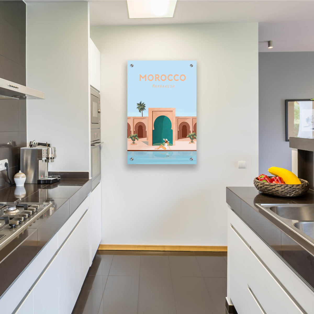 Epic Art 'Moroco' by Arctic Frame Studio, Acrylic Glass Wall Art,24x36
