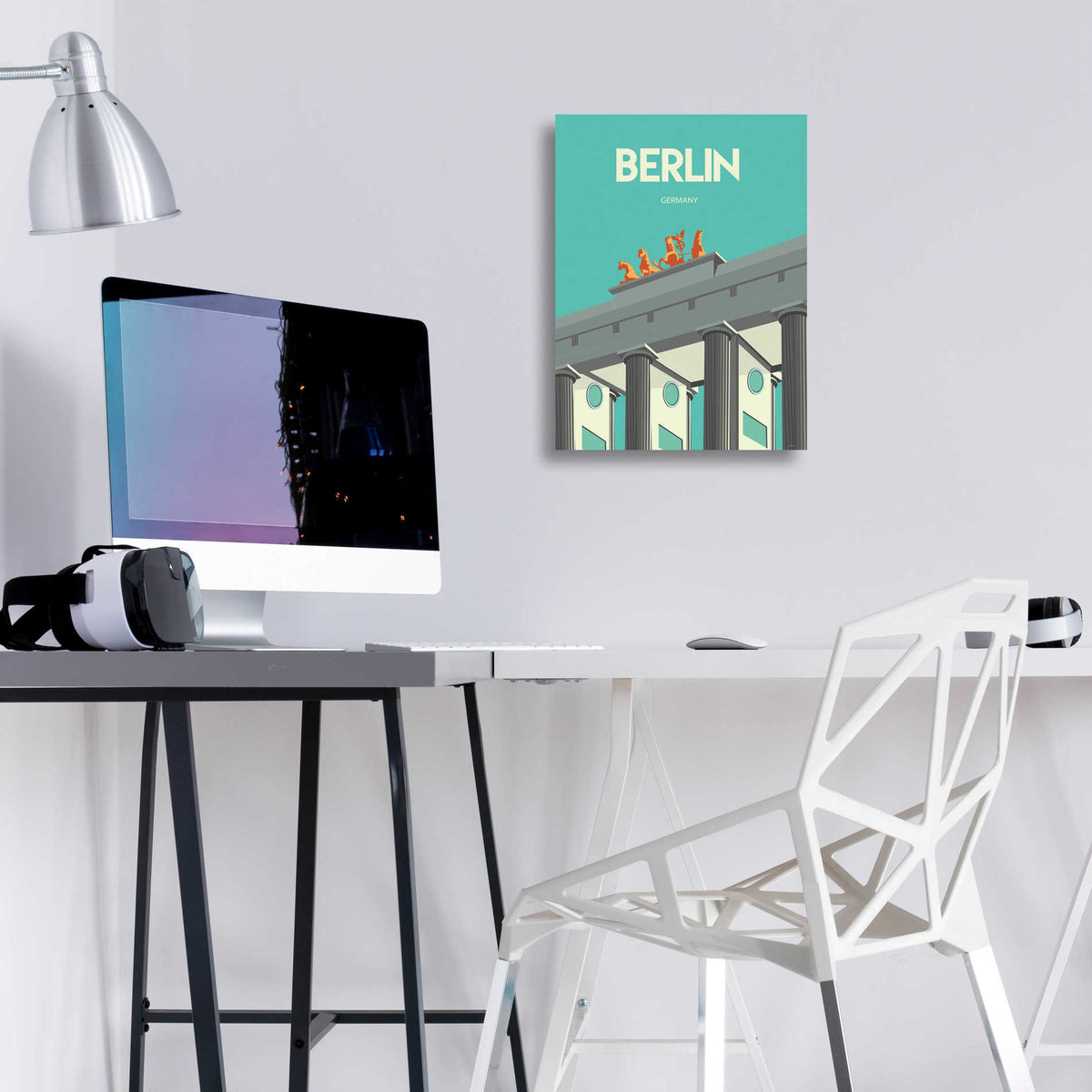 Epic Art 'Berlin' by Arctic Frame Studio, Acrylic Glass Wall Art,12x16