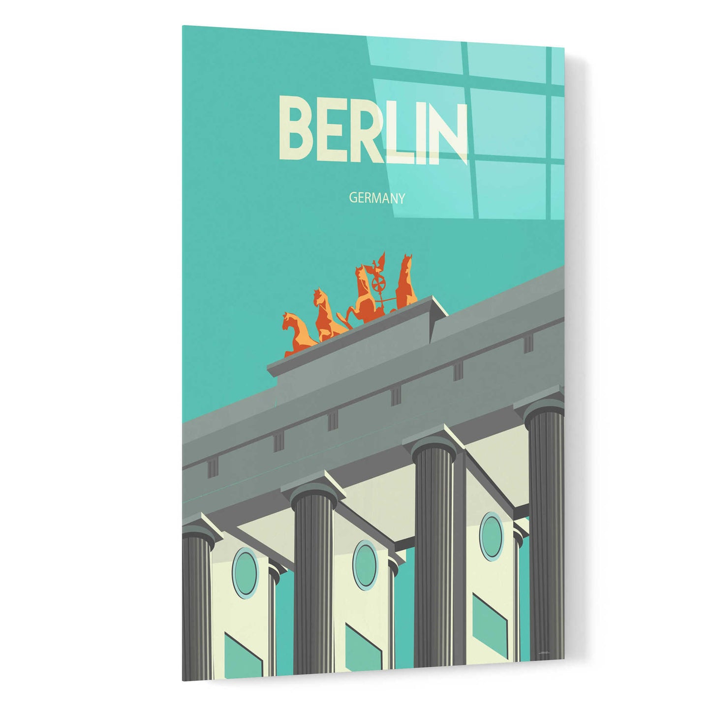 Epic Art 'Berlin' by Arctic Frame Studio, Acrylic Glass Wall Art,16x24