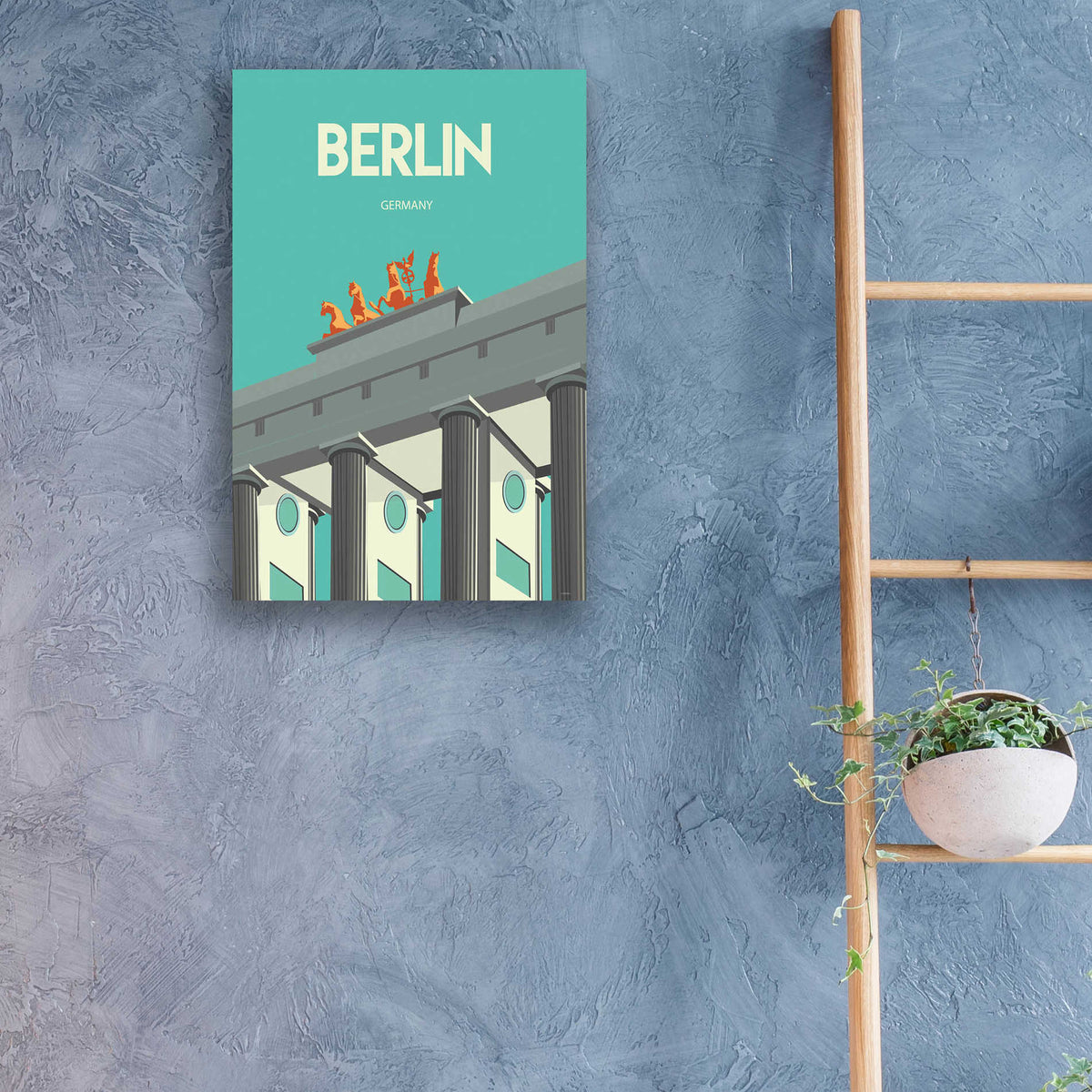 Epic Art 'Berlin' by Arctic Frame Studio, Acrylic Glass Wall Art,16x24