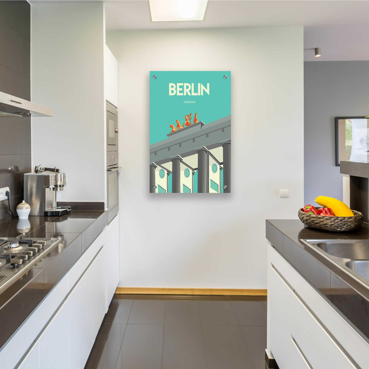 Epic Art 'Berlin' by Arctic Frame Studio, Acrylic Glass Wall Art,24x36