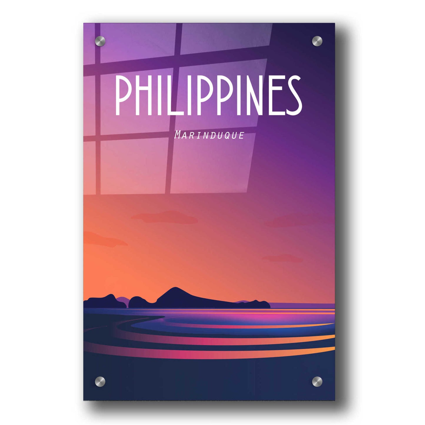 Epic Art 'Philippines' by Arctic Frame Studio, Acrylic Glass Wall Art,24x36