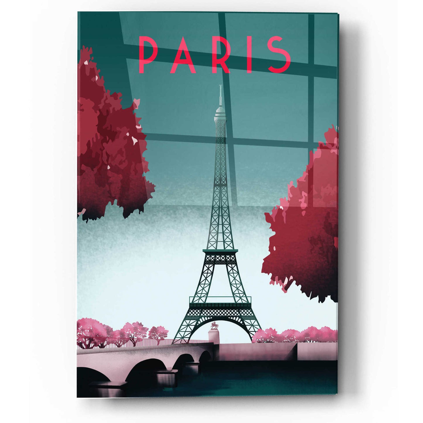 Epic Art 'Paris' by Arctic Frame Studio, Acrylic Glass Wall Art,12x16