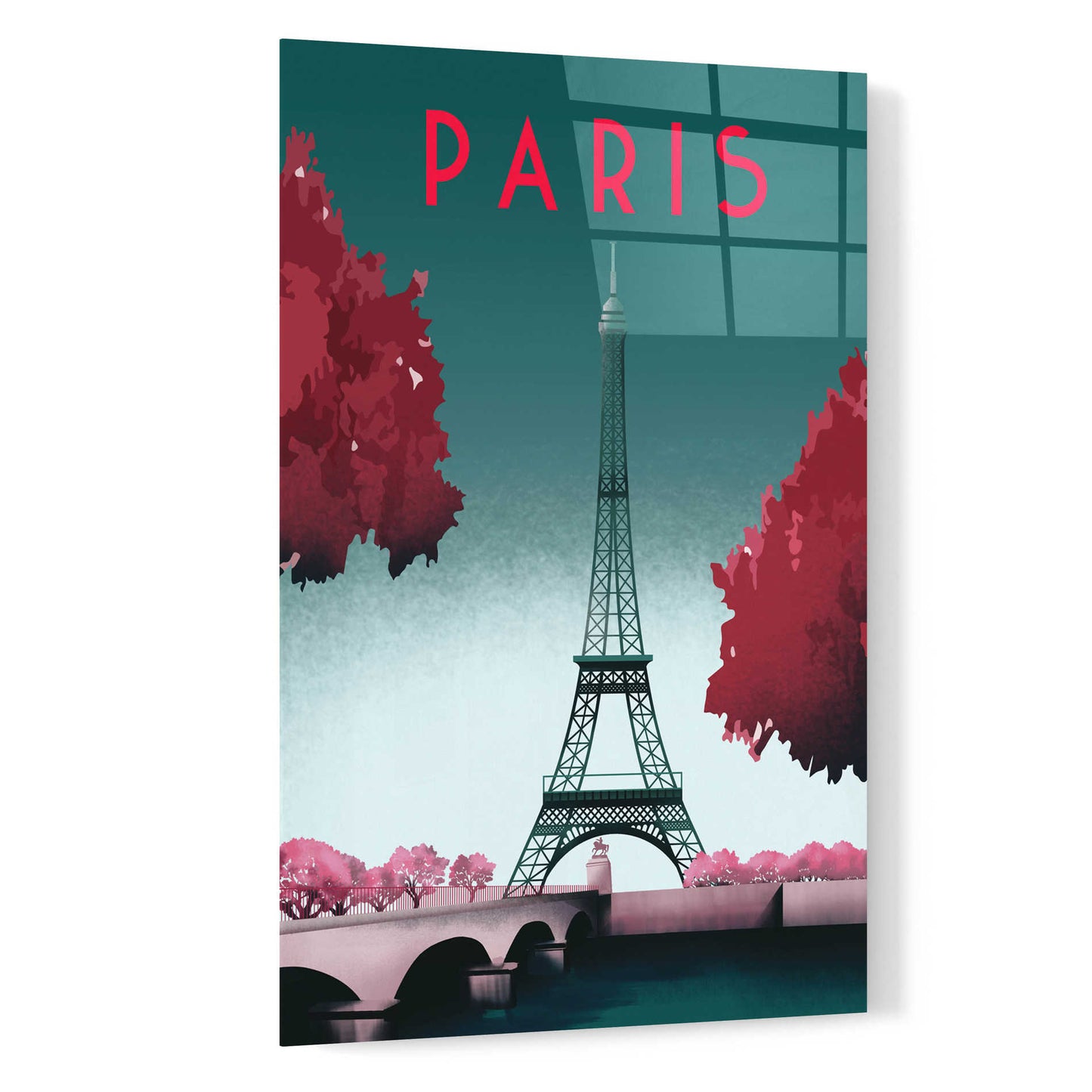 Epic Art 'Paris' by Arctic Frame Studio, Acrylic Glass Wall Art,16x24