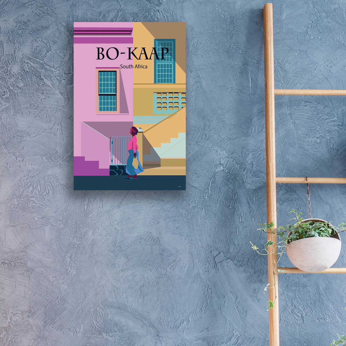 Epic Art 'Bo-Kaap' by Arctic Frame Studio, Acrylic Glass Wall Art,16x24