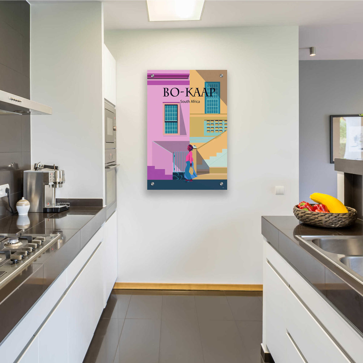 Epic Art 'Bo-Kaap' by Arctic Frame Studio, Acrylic Glass Wall Art,24x36
