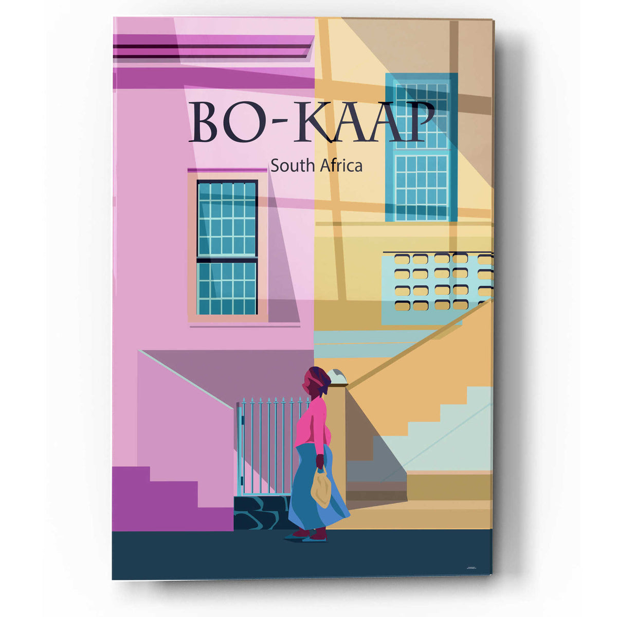Epic Art 'Bo-Kaap' by Arctic Frame Studio, Acrylic Glass Wall Art