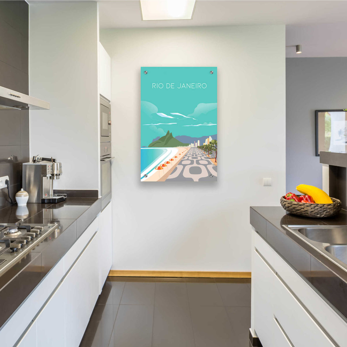 Epic Art 'Rio' by Arctic Frame Studio, Acrylic Glass Wall Art,24x36