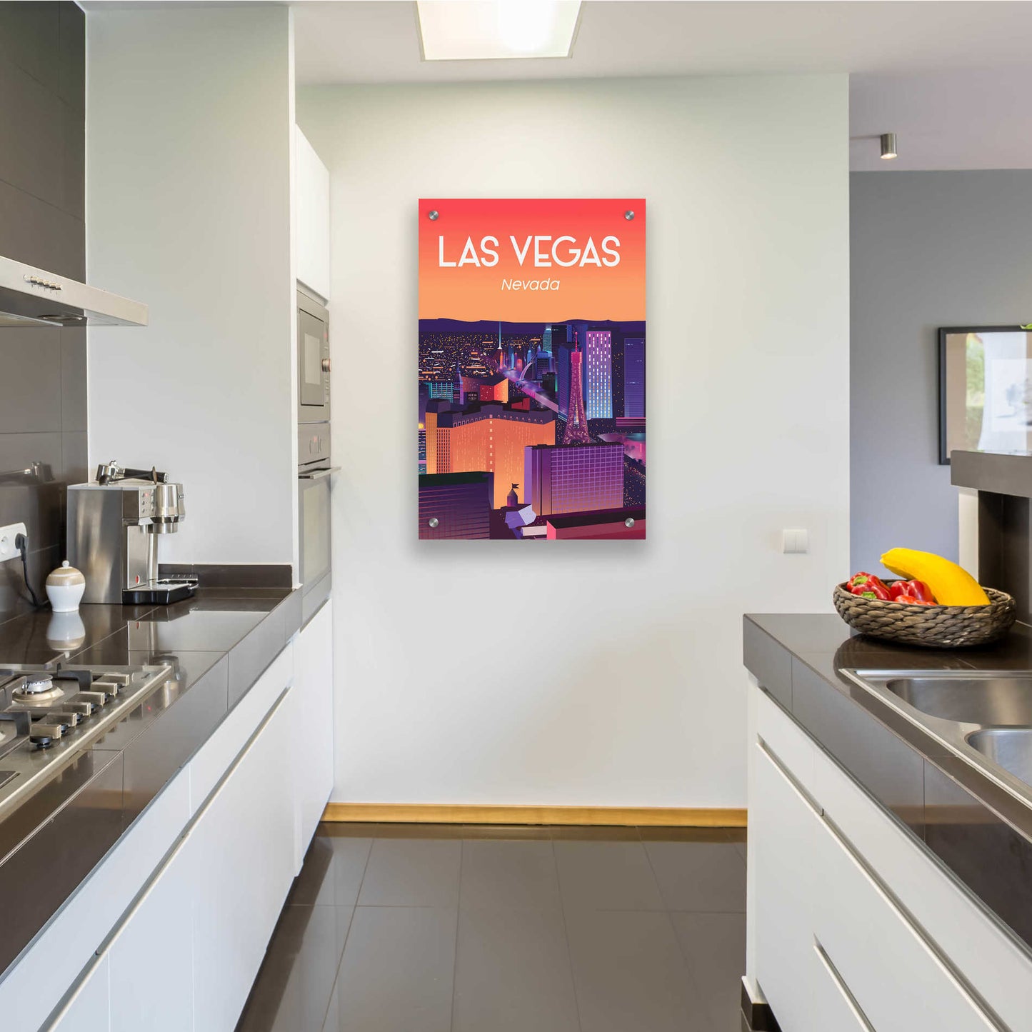 Epic Art 'Las Vegas' by Arctic Frame Studio, Acrylic Glass Wall Art,24x36