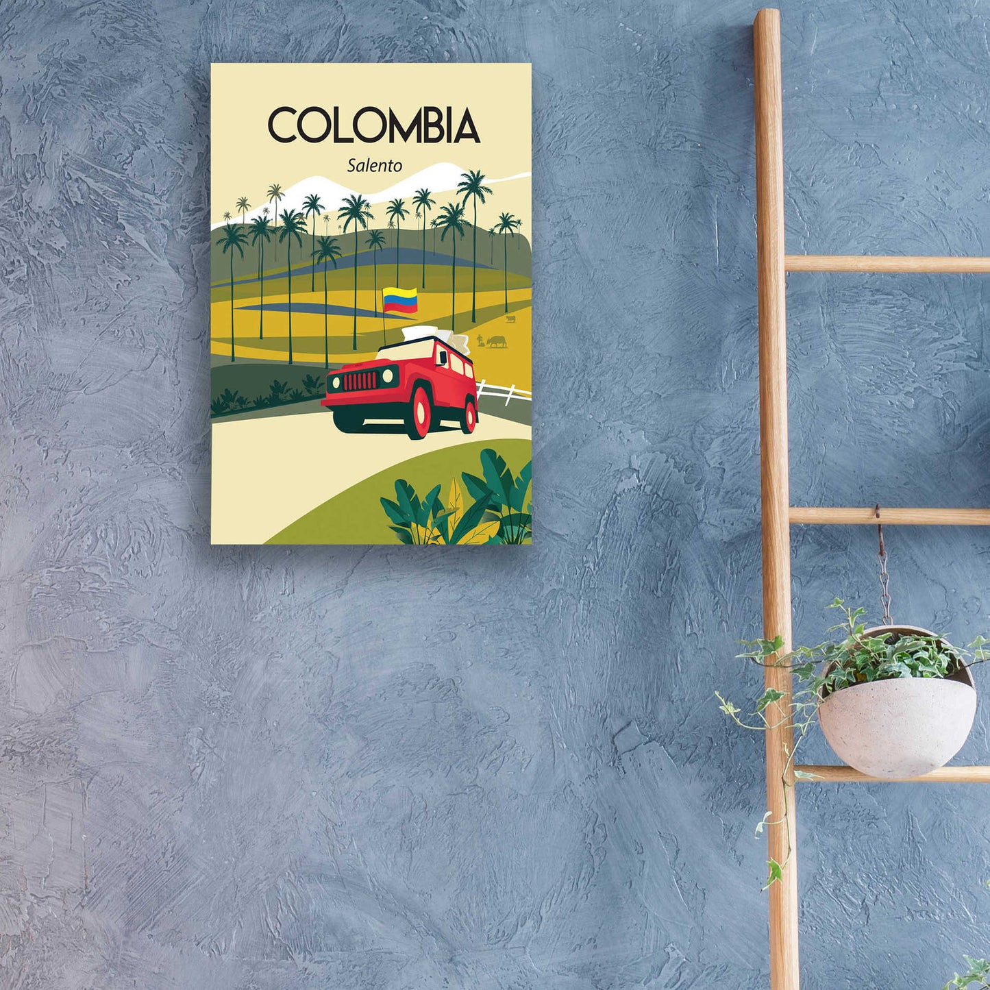 Epic Art 'Colombia' by Arctic Frame Studio, Acrylic Glass Wall Art,16x24