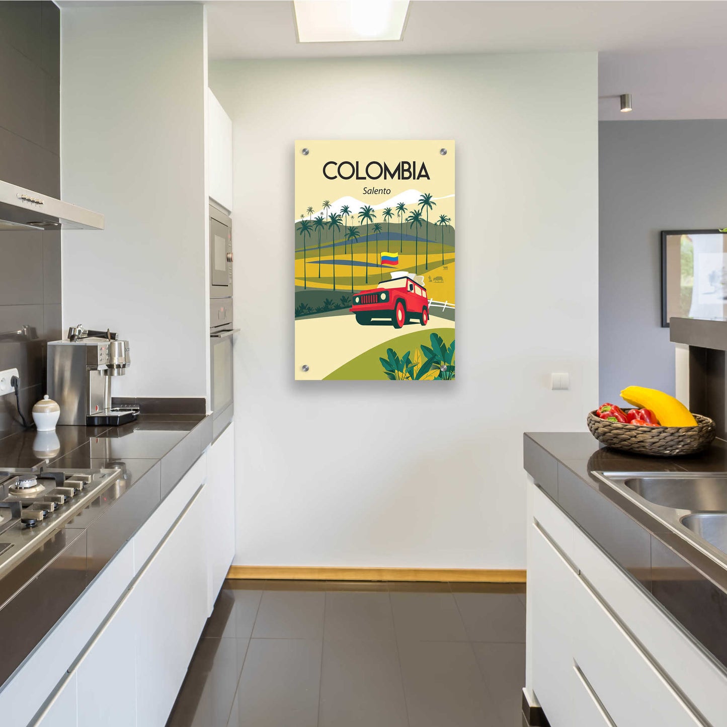 Epic Art 'Colombia' by Arctic Frame Studio, Acrylic Glass Wall Art,24x36