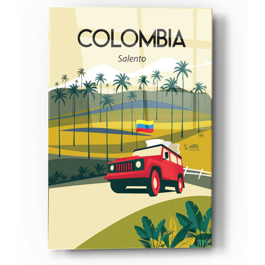 Epic Art 'Colombia' by Arctic Frame Studio, Acrylic Glass Wall Art