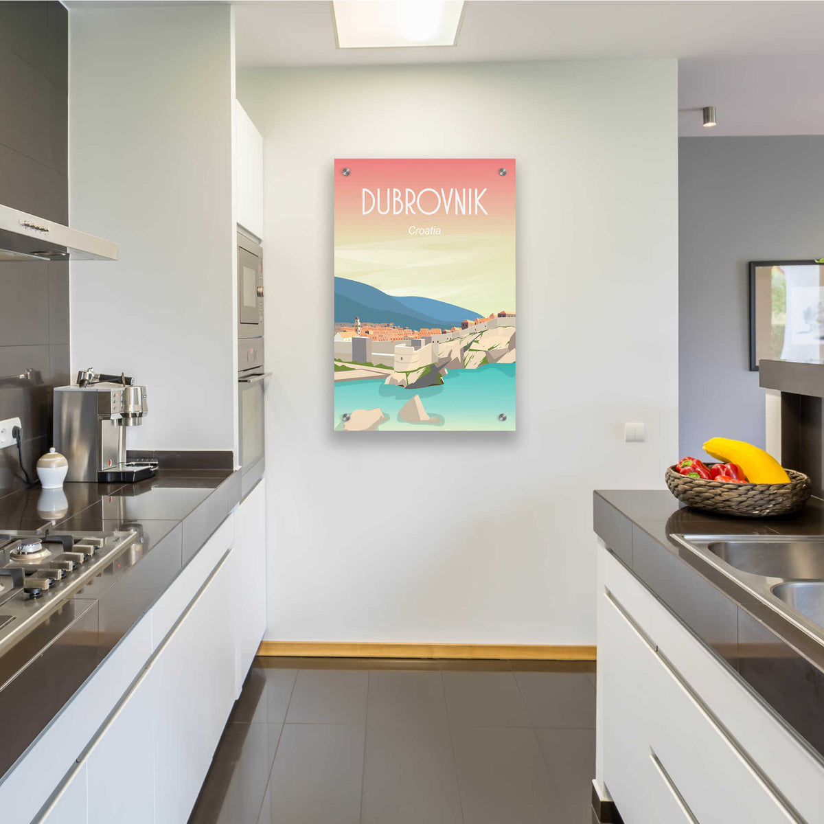 Epic Art 'Dubrovnik' by Arctic Frame Studio, Acrylic Glass Wall Art,24x36
