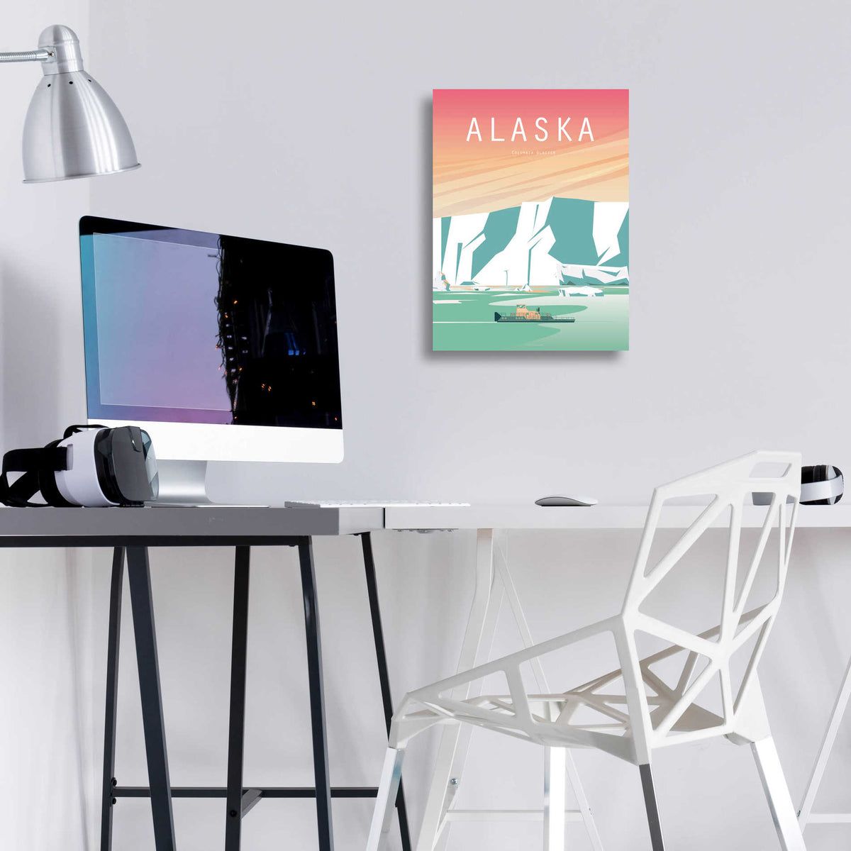 Epic Art 'Alaska' by Arctic Frame Studio, Acrylic Glass Wall Art,12x16