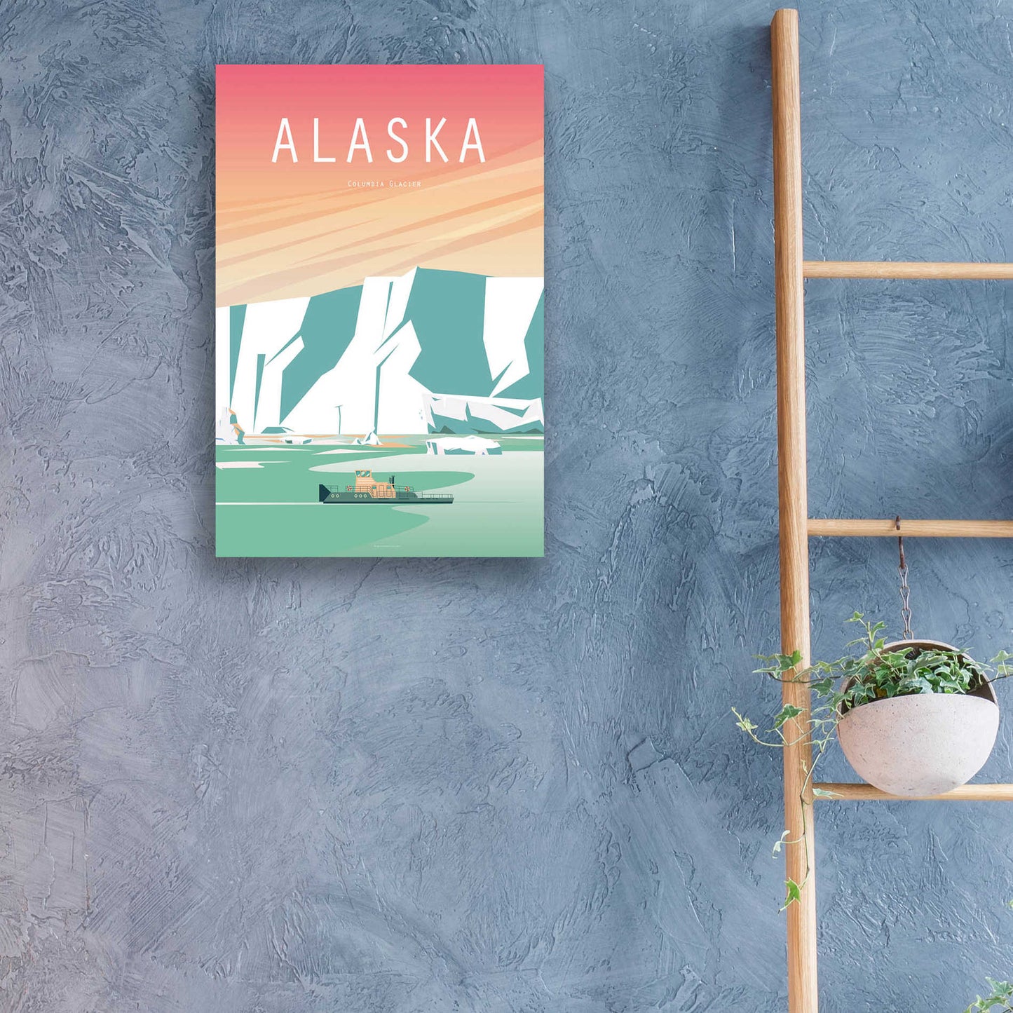 Epic Art 'Alaska' by Arctic Frame Studio, Acrylic Glass Wall Art,16x24