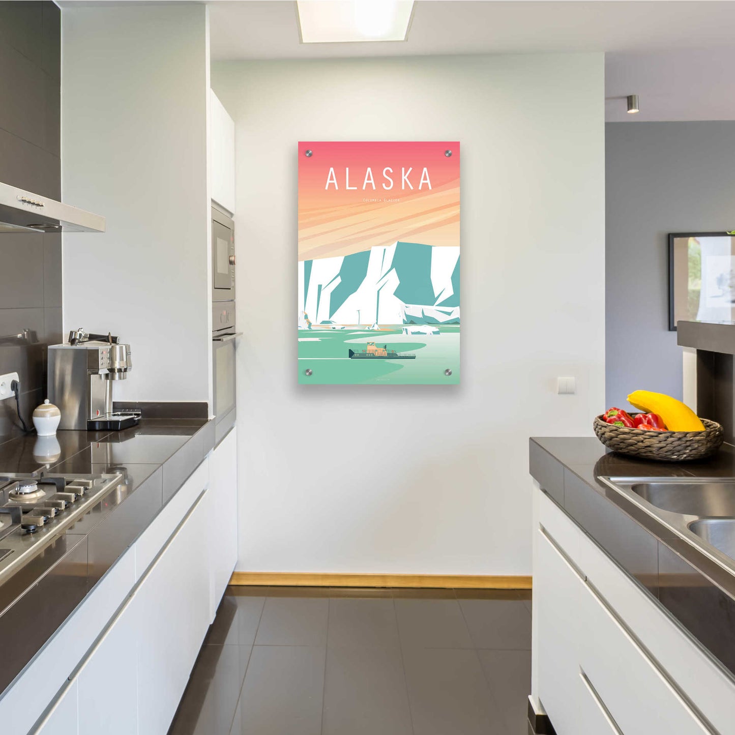 Epic Art 'Alaska' by Arctic Frame Studio, Acrylic Glass Wall Art,24x36
