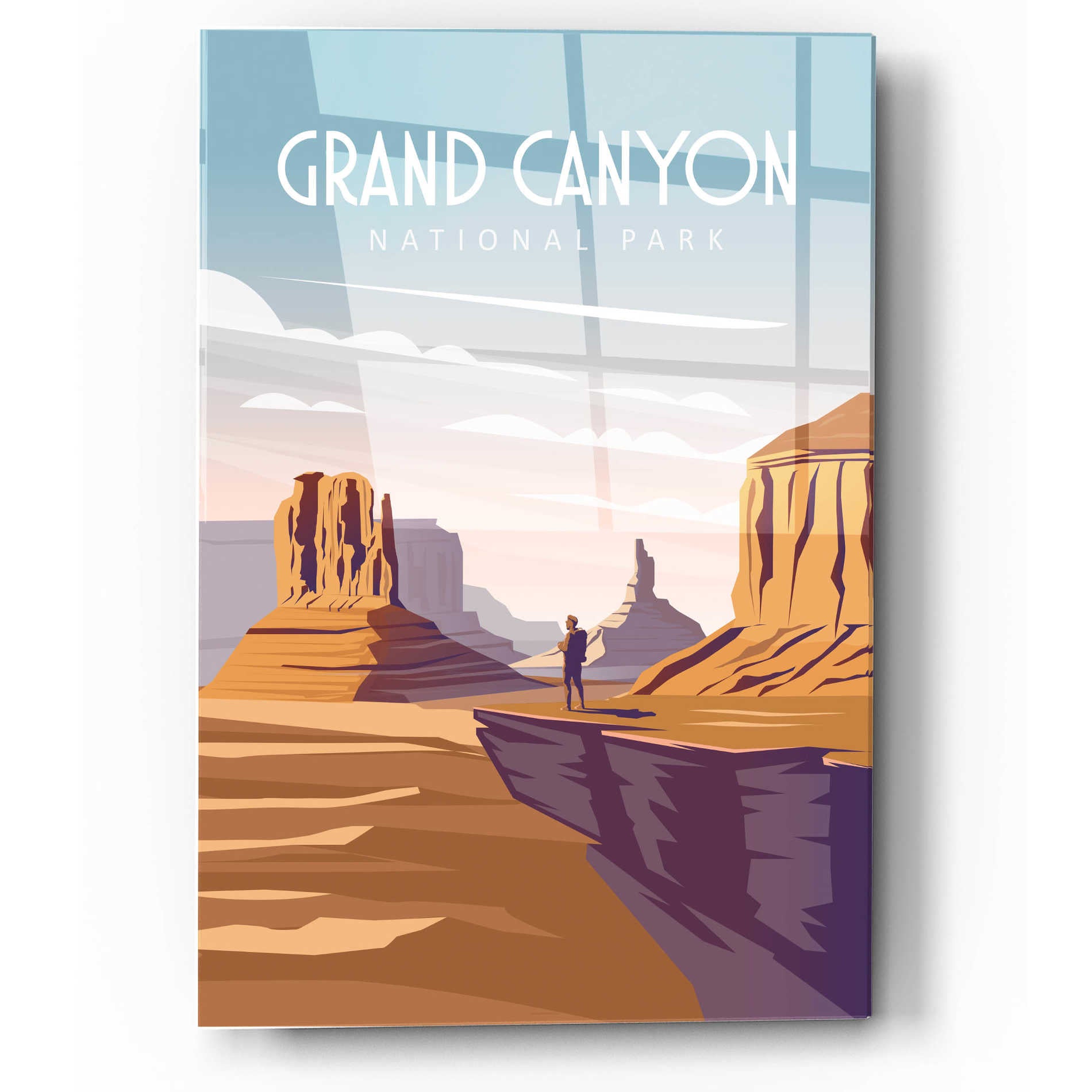 Epic Art 'Grand Canyon National Park' by Arctic Frame Studio, Acrylic Glass Wall Art,12x16