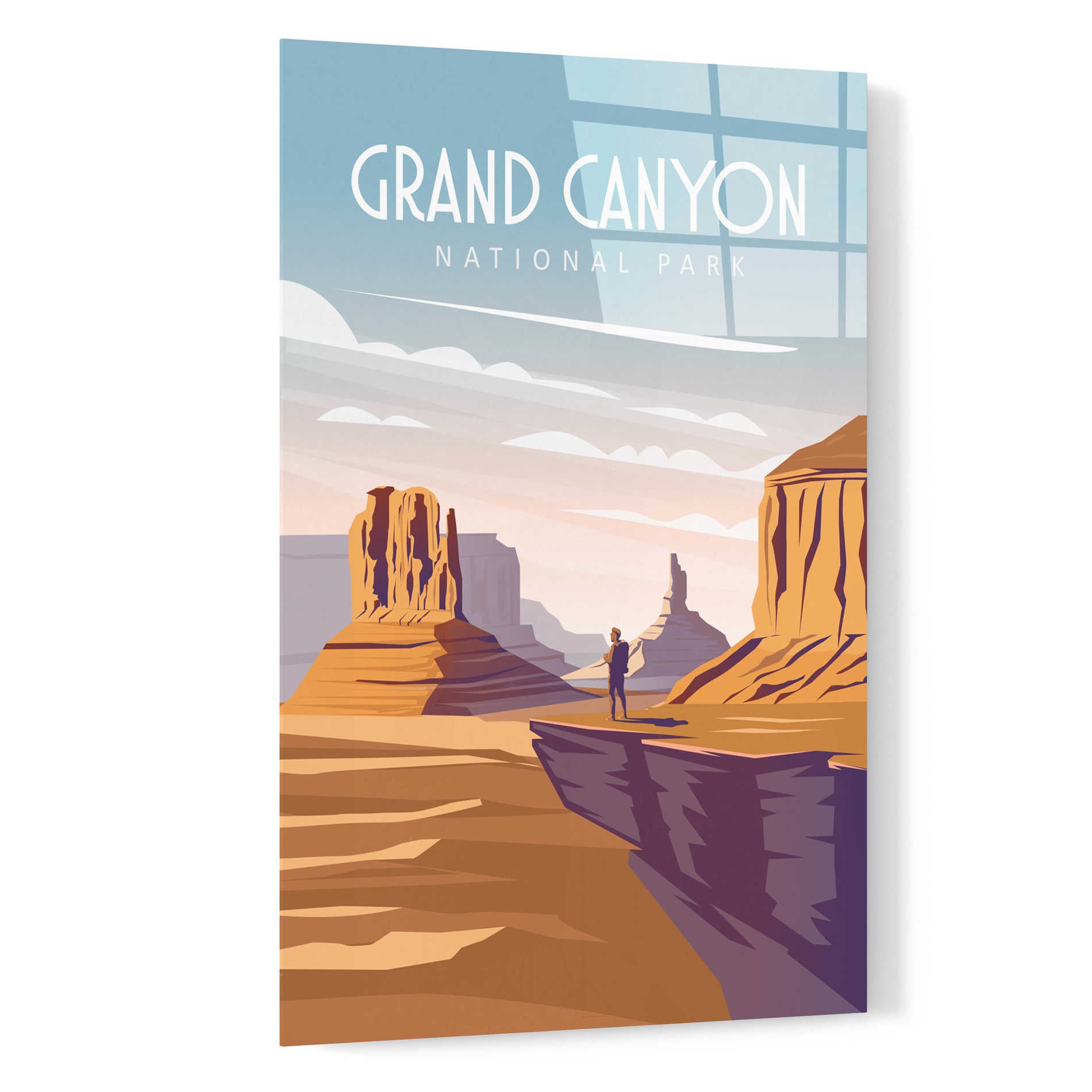 Epic Art 'Grand Canyon National Park' by Arctic Frame Studio, Acrylic Glass Wall Art,16x24