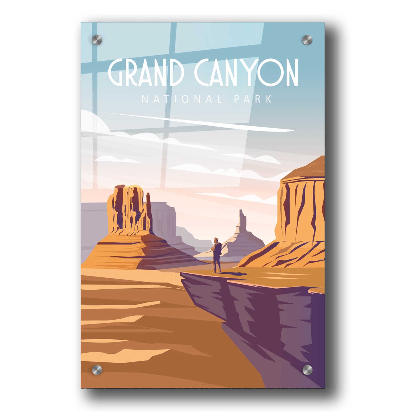 Epic Art 'Grand Canyon National Park' by Arctic Frame Studio, Acrylic Glass Wall Art,24x36