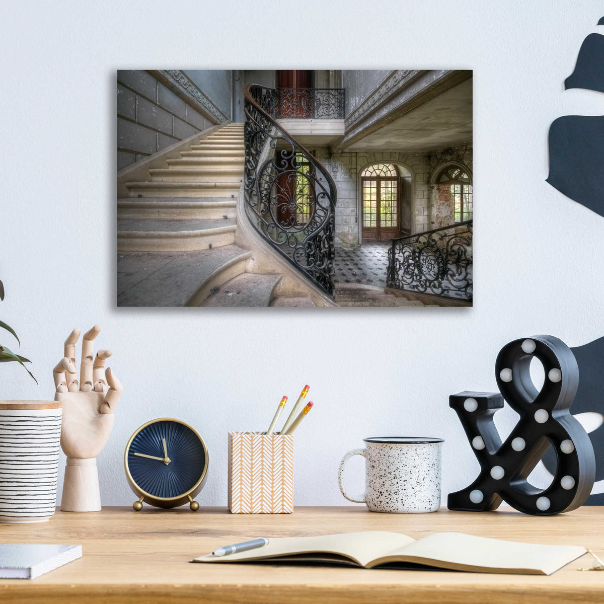 Epic Art 'Singes' by Roman Robroek, Acrylic Glass Wall Art,16x12