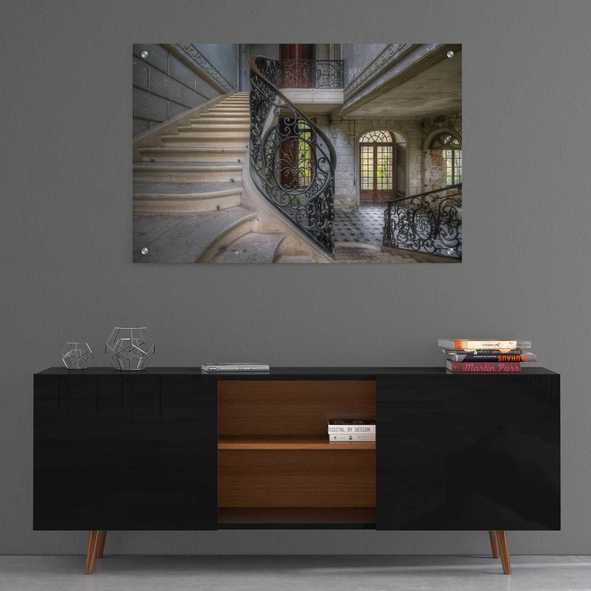 Epic Art 'Singes' by Roman Robroek, Acrylic Glass Wall Art,36x24
