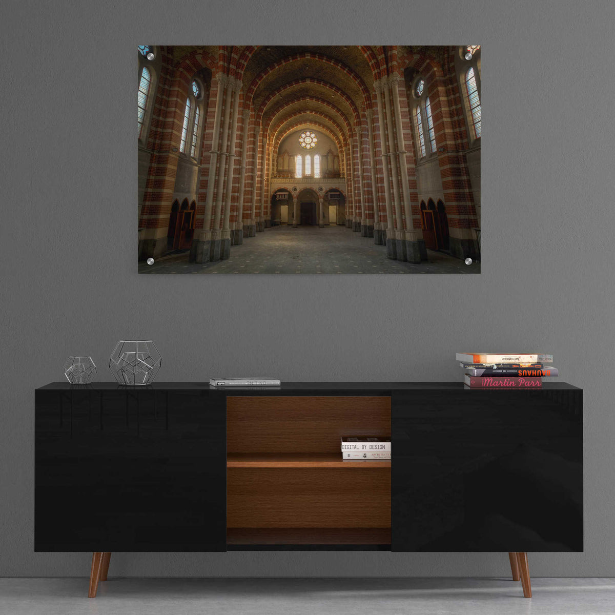 Epic Art 'Sunrise in Church' by Roman Robroek, Acrylic Glass Wall Art,36x24