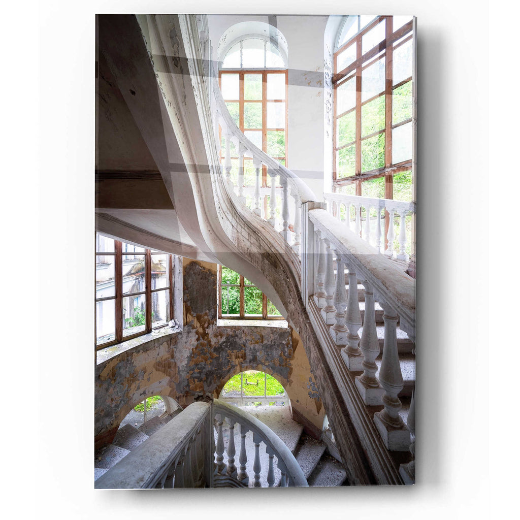 Epic Art 'Curved Stairs' by Roman Robroek, Acrylic Glass Wall Art