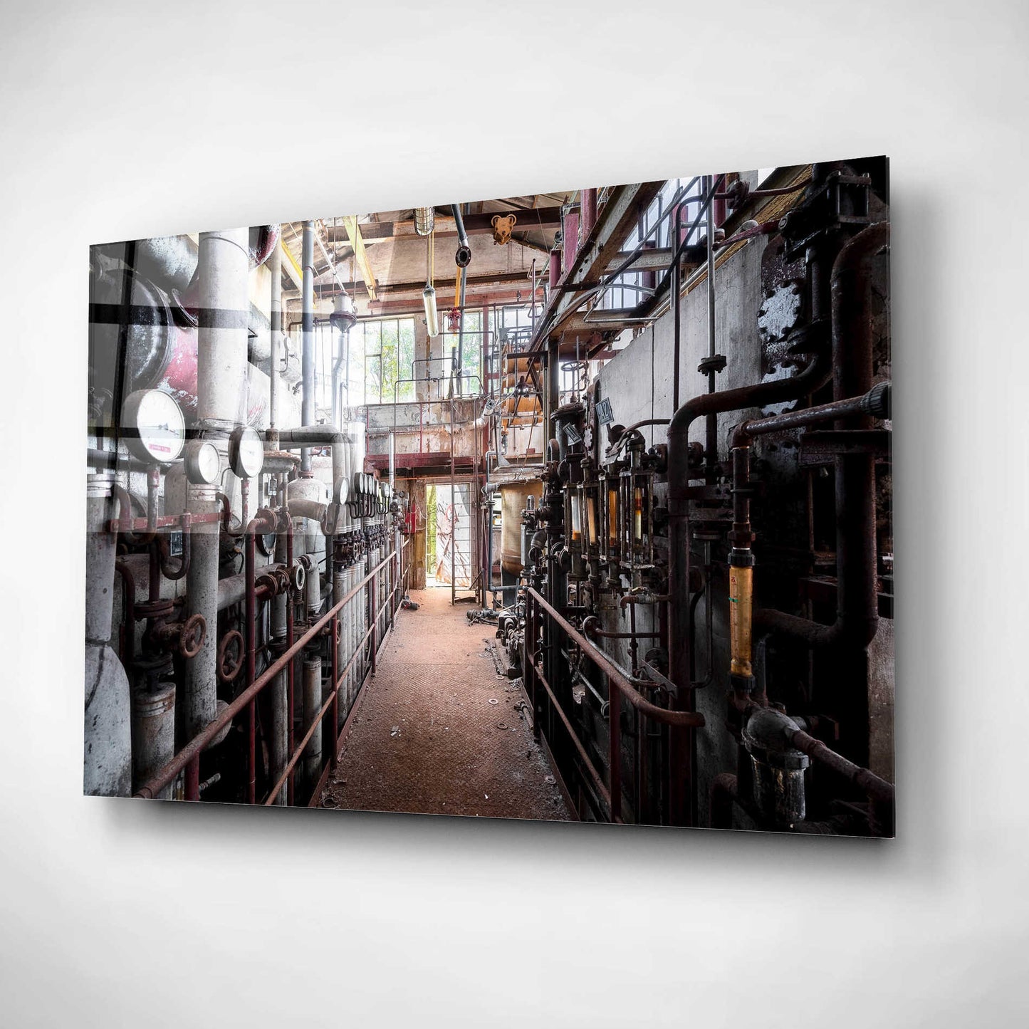 Epic Art 'Abandoned Industry' by Roman Robroek, Acrylic Glass Wall Art,24x16